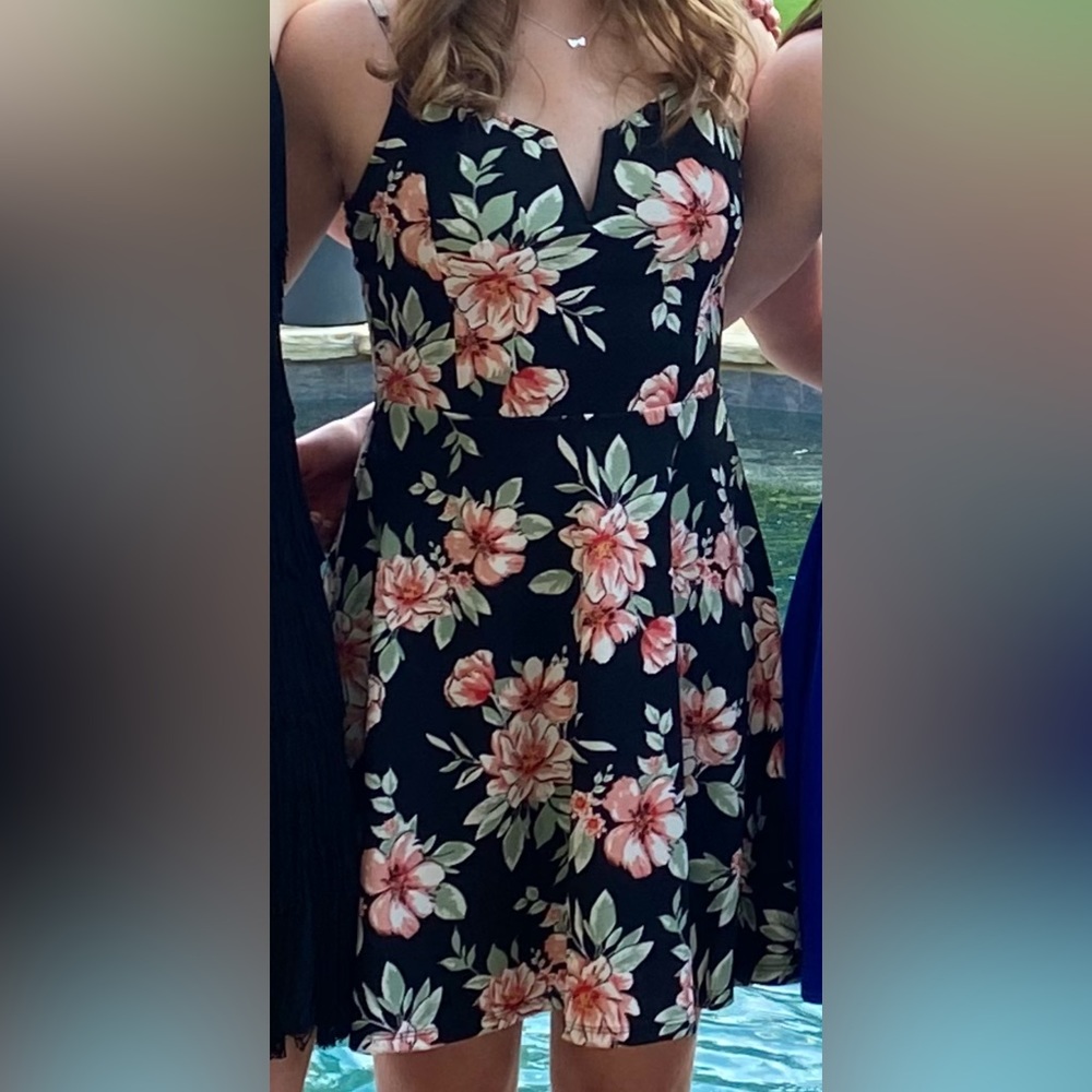 Almost Famous floral mini dress